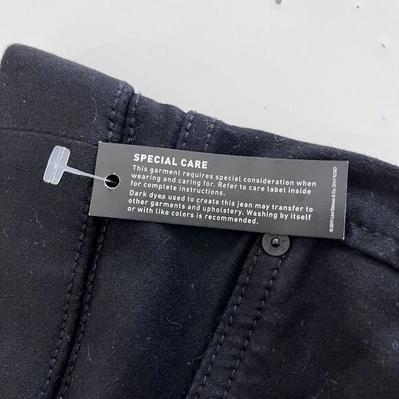 Levi's Signature Jeans Women 27 x 28 Black Pull-On Skinny High Rise Stretch NEW - Picture 7 of 13